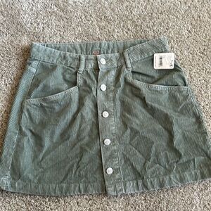 Free people corduroy skirt